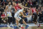 „Lietuvos rytas“ - „Žalgiris“ - 78:72 (21:14, 21:17, 18:18, 18:23).