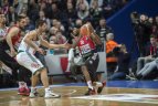 „Lietuvos rytas“ - „Žalgiris“ - 78:72 (21:14, 21:17, 18:18, 18:23).