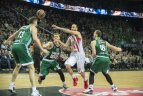 Kauno „Žalgiris“ - Pirėjo „Olympiakos“ 75:55 (17:18, 16:9, 20:18, 22:10).