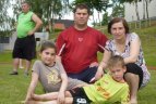 Šeimų futbolo turnyras Marijampolėje
