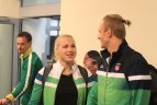 Į gimtinę grįžta Lietuvos sportininkai