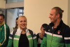 Į gimtinę grįžta Lietuvos sportininkai
