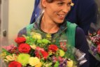 Į Lietuvą D. Valčiukaitė atvežė olimpinį bronzos medalį