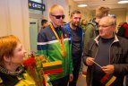 Parolimpiečių sutiktuvės.