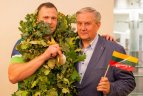 Parolimpiečių sutiktuvės.