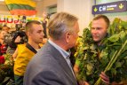 Parolimpiečių sutiktuvės.