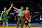 Lietuvos imtynių čempionato akimirka