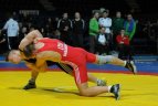 Lietuvos imtynių čempionato akimirka