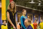 Lietuvos lengvosios atletikos čempionato akimirka