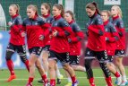 Lietuvos moterų futbolo rinktinė ruošiasi atrankai į pasaulio čempionatą