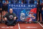 Bėgimo klubui "Volvere Run" dizaineris A.Pogrebnojus ir vitražistas N.Baublys sukūrė sportinę aprangą