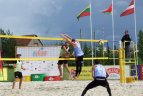 EEVZA vyrų paplūdimio tinklinio čempionato etapas Rokiškyje.