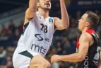 Vilniaus „Lietuvos rytas“ – Belgrado „Partizan“ 93:75.