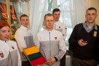 Lietuvos olimpiečiai Prezidentūroje.