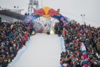 „Red Bull Jump & Freeze“ Liepkalnyje.