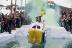 „Red Bull Jump & Freeze“ Liepkalnyje.