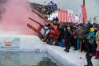 „Red Bull Jump & Freeze“ Liepkalnyje.