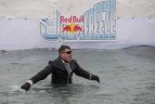 „Red Bull Jump & Freeze“ Liepkalnyje.