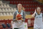 Lietuvos moterų krepšinio rinktinė ruošiasi rungtynėms su vengrėmis