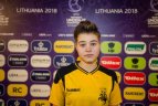 2018 03 12. Vilniuje pristatytas Europos U17 merginų futbolo čempionatas.
