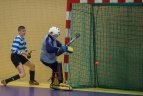 Vaikų žolės riedulio lygos U12 finalinės varžybų momentas
