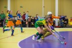 Vaikų žolės riedulio lygos U12 finalinės varžybų momentas
