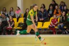 Vaikų žolės riedulio lygos U12 finalinės varžybų momentas