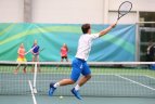 R. Berankis ir treniravosi kartu su Vilniaus vaikais