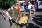 Bėgimo šventės Trakuose akimirka