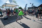 Bėgimo šventės Trakuose akimirka