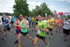 Bėgimo šventės Trakuose akimirka