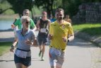 Bėgimo šventės Trakuose akimirka