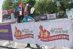 Bėgimo šventės Trakuose akimirka