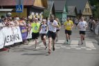Bėgimo šventės Trakuose akimirka