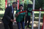 Treniruoklio atidarymo šventėje dalyvavo ir olimpiečiai