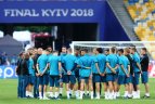 „Real“ treniruotė Kijeve prieš UEFA Europos lygos finalą.