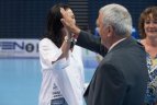 "Siemens" arenoje pagerbta "Eglės" komanda.