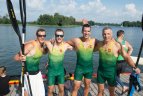 Lietuvos baidarių ir kanojų irklavimo čempionato akimirka.