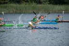 Lietuvos baidarių ir kanojų irklavimoirklavimo čempionato akimirka.