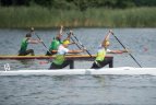 Lietuvos baidarių ir kanojų irklavimoirklavimo čempionato akimirka.