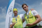 Lietuvos baidarių ir kanojų irklavimo čempionato akimirkos.