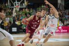Lietuviai 80:97 (19:23, 18:22, 19:23, 24:29) pralaimėjo Latvijos komandai.