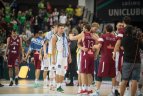 Lietuviai 80:97 (19:23, 18:22, 19:23, 24:29) pralaimėjo Latvijos komandai.