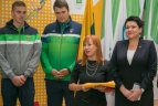 Lietuvos delegacijos palydėtuvės.