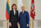 Iškilmių akimirka.