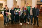 Rinktinės sutikimas Vilniaus oro uoste.