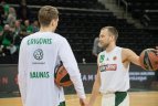 Prieš Eurolygos rungtynes „Žalgirio“ arenoje.