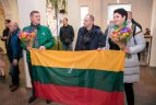 Sutiktuvės Vilniaus oro uoste.