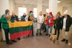 Sutiktuvės Vilniaus oro uoste.