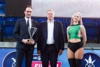 NKL sezono laureatų apdovanojimas.